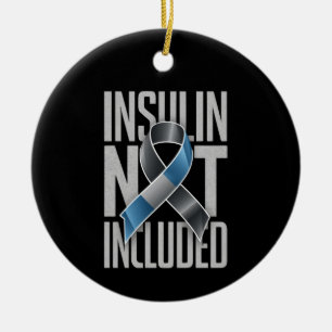 Insuline Niet Inbegrepen Diabetes Type 1 Eén Keramisch Ornament