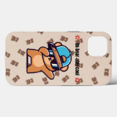 Insuportablement cool | Coque de téléphone Ourson (Verso (horizontal))
