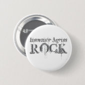 Insurance Agents Rock Ronde Button 5,7 Cm (Voorkant /achterkant)