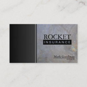 Insurance Broker Visitekaartje - Rock Texture