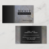 Insurance Broker Visitekaartje - Rock Texture (Voorkant / Achterkant)
