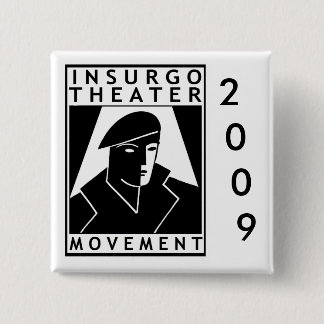 Insurgo Pin 2009 Vierkante Button 5,1 Cm