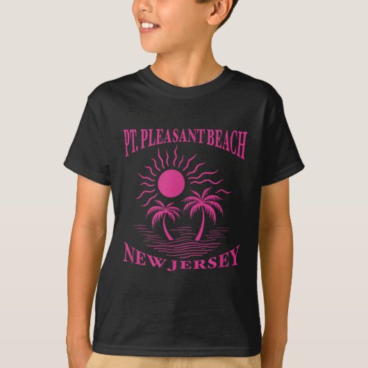 Int Pleasant Beach New Jersey Nj Boy Girl Men Wome T-shirt (Voorkant)