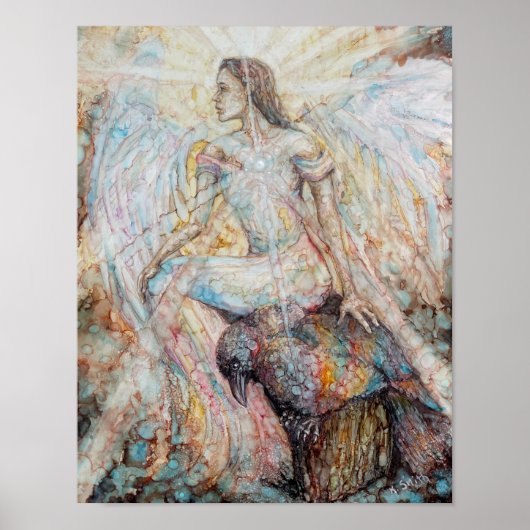 "Integratie in witte lichte druk Poster (Voorkant)