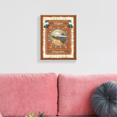 Intégration Alligator - Toile imprimée encadrée (Insitu(Salon))