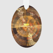 Intégrité Art Abstrait Acrylique Oval (devant)