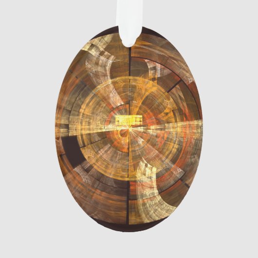 Intégrité Art Abstrait Acrylique Oval (dos)