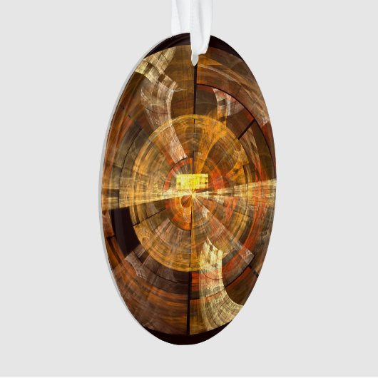 Intégrité Art Abstrait Acrylique Oval (devant)