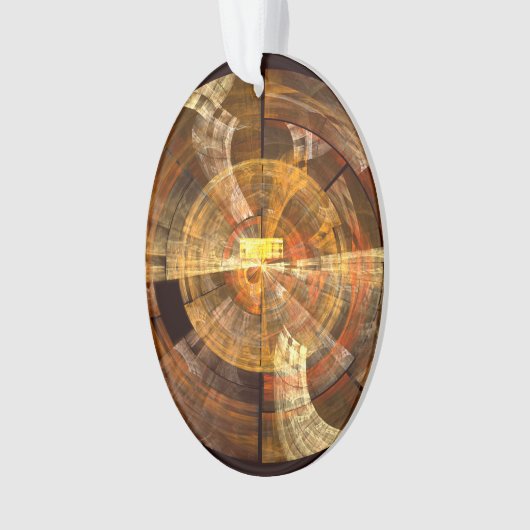 Intégrité Art Abstrait Acrylique Oval (devant)