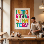 Intégrité comme stratégie - Impression de typograp