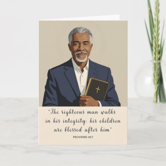 Intégrité de la carte de la Fête des Pères (Devant)