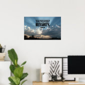 Intégrité Inspirational Poster Print (Bureau à domicile)