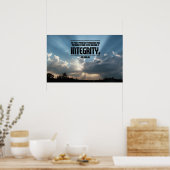 Intégrité Inspirational Poster Print (Cuisine)