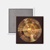 Integriteit Abstract Art Square Magnet Magneet (Voorkant / Achterkant)