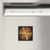 Integriteit Abstract Art Square Magnet Magneet (Insitu (Vaatwasser))