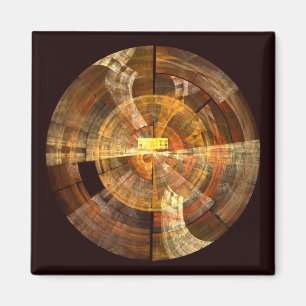 Integriteit Abstract Art Square Magnet Magneet