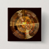 Integriteit Abstracte Art Button (vierkant) (Voorkant)