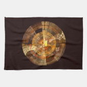 Integriteit Abstracte Art Kitchen Towel Theedoek (Horizontaal)