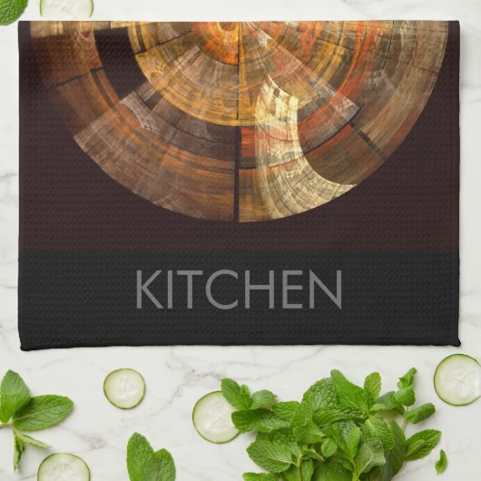 Integriteit Abstracte Art Kitchen Towel Theedoek (Gevouwen)