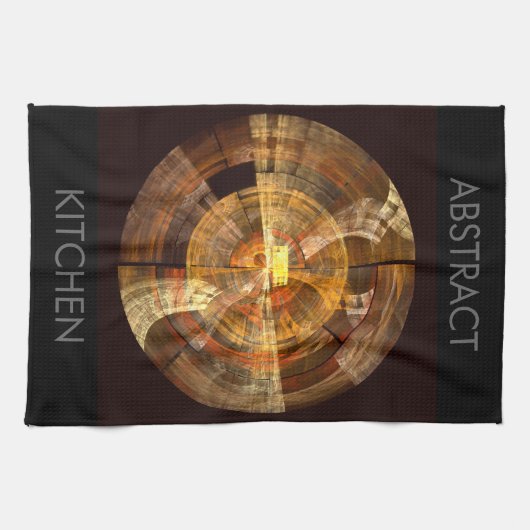 Integriteit Abstracte Art Kitchen Towel Theedoek (Horizontaal)