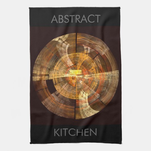 Integriteit Abstracte Art Kitchen Towel Theedoek (Verticaal)