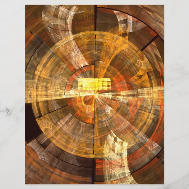 Integriteit Abstracte Art Letterhead (Voorkant)