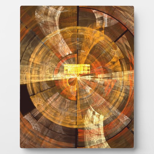 Integriteit Abstracte Art Plaque Fotoplaat (Voorkant)