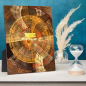 Integriteit Abstracte Art Plaque Fotoplaat (Zijkant)