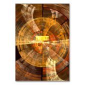 Integriteit Abstracte Art Table Card Kaart (Achterkant)