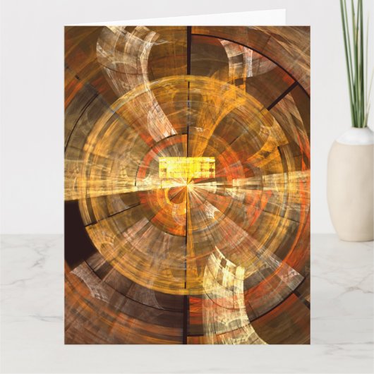 Integriteit Abstracte kunst Bedankkaart (Voorkant)