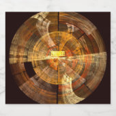 Integriteit Abstracte kunst Bier Etiket (Enkel label)