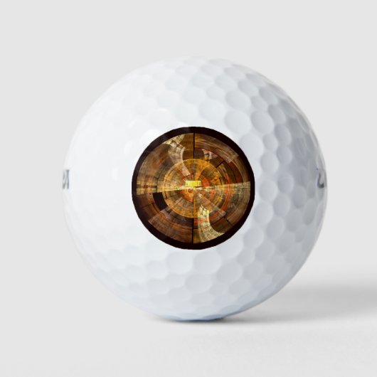 Integriteit Abstracte kunst Golfballen (Voorkant)