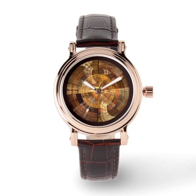 Integriteit Abstracte kunst Horloge (Voorkant)