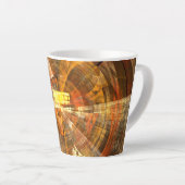 Integriteit Abstracte kunst Latte Mok (Rechterhoek)