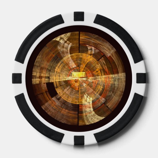 Integriteit Abstracte kunst Poker Chips (Voorkant)