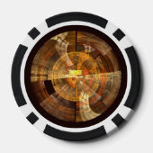 Integriteit Abstracte kunst Poker Chips (Achterkant)