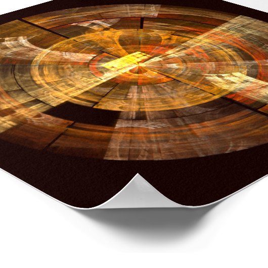 Integriteit Abstracte kunst Poster (Hoek)