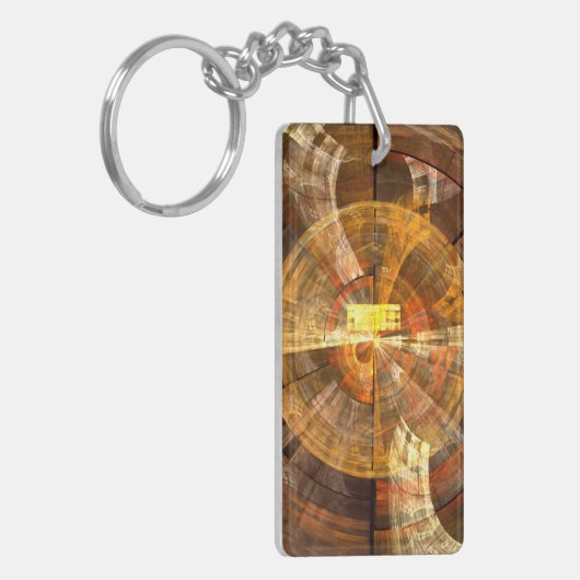 Integriteit Abstracte kunst Sleutelhanger (Voorkant Links)