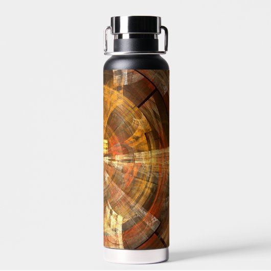 Integriteit Abstracte kunst Waterfles (Achterkant)