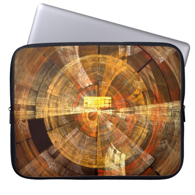 Integriteit Abstracte kunstlaptophoes Laptop Sleeve (Voorkant)