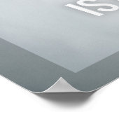 Integriteit . Amerikaanse vlag Poster (Hoek)