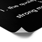 Integriteit - Definitie-poster Poster (Hoek)