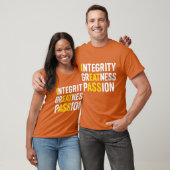 Integriteit Grootheid Passie T-shirt (Unisex)