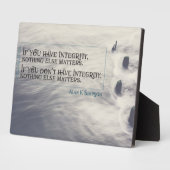 Integriteit hebben fotoplaat (Zijkant)