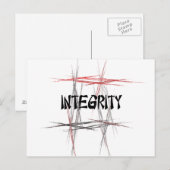 Integriteit krijgskunst briefkaart (Voorkant / Achterkant)