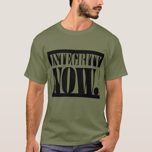 INTEGRITEIT NU. T-SHIRT (Voorkant)