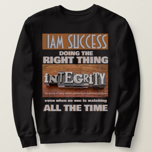INTEGRITEIT TRUI (Design voorkant)