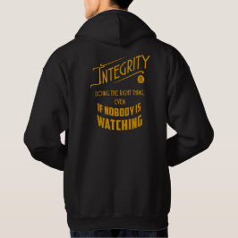 Integriteit verankerd hoodie
