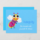 Integrity Cute Firefly Briefkaart (Voorkant / Achterkant)