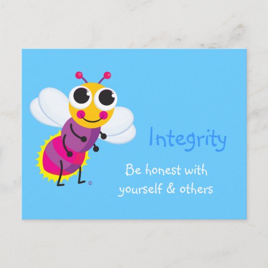 Integrity Cute Firefly Briefkaart (Voorkant)